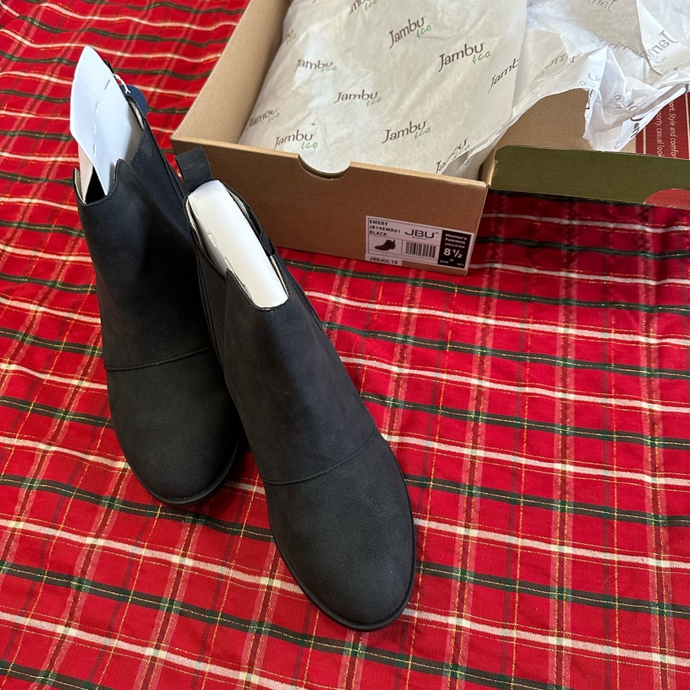 JBL Jambi Emery Black Booties 8.5